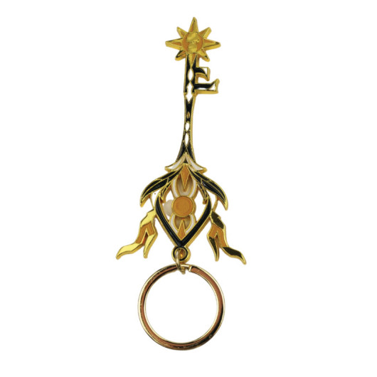 Colour Fill Metal Keyrings Example